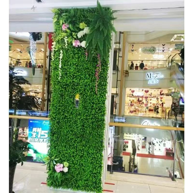 背景墙面装饰管道遮丑阳台吊顶门头柱子塑料田园绿色绿植