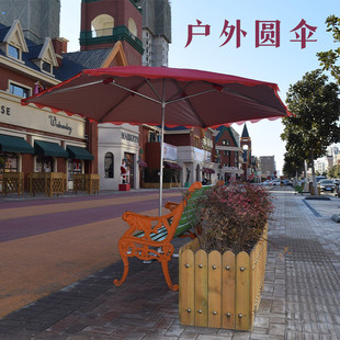 太阳伞户外摆摊遮阳伞圆形伞大号折叠商用庭院伞地摊生意伞沙滩伞