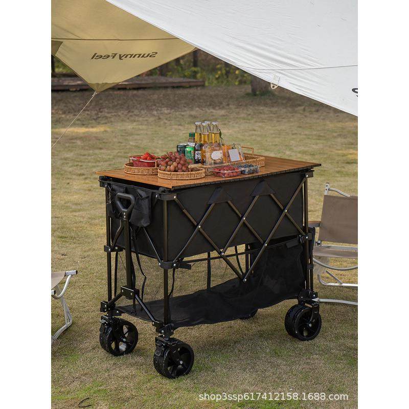 户外拖车翻斗野营车折叠露营小拖车营地手推车轻便折叠简易拉杆车,商业/办公家具,平板手推车/工具车/爬楼机,淘宝优惠券,粉丝福利购,淘宝优惠卷
