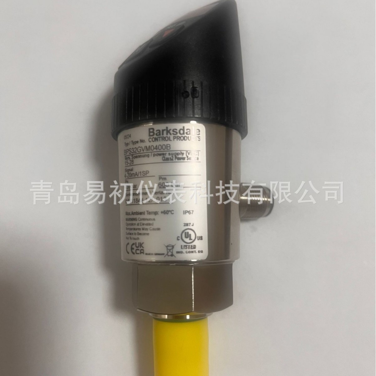 巴士德电子式压力开关 BPS34GVM0400B