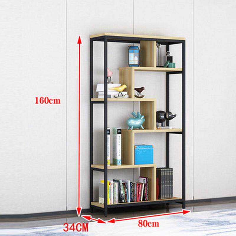 隔断置物架书架书柜花架办公室客厅铁艺现代玄关装饰柜展示架屏风