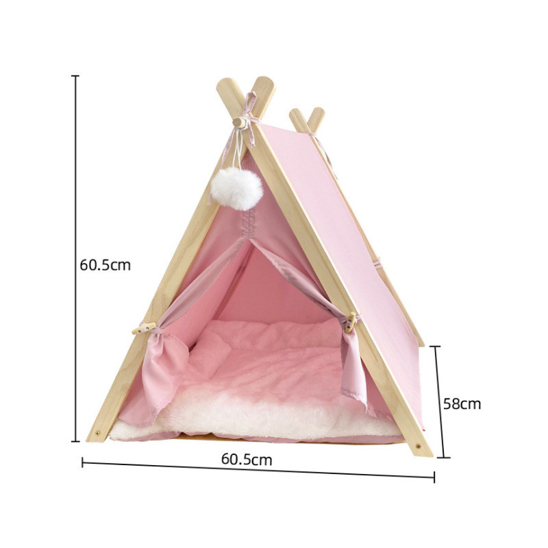 猫窝猫帐篷四季可拆洗通用宠物狗窝帐篷款网红窝冬季保暖厂家