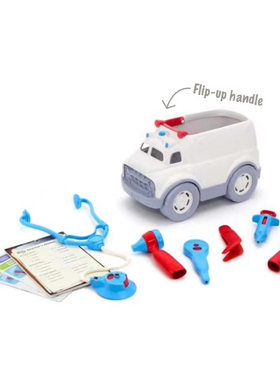 GREENTOYS模型玩具医疗救护车儿
