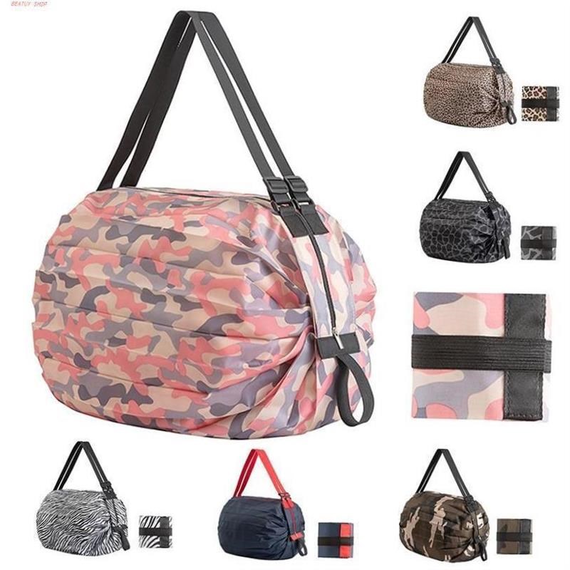 Foldable Shopping Bag Waterproof Outdoor Travel STtorage Bag