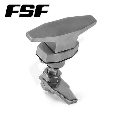 MS309-2不锈钢风机箱防震 T型转舌锁压缩收紧抽屉柜锁 设备柜门锁