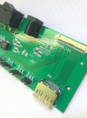 DP to eDP直连板老化LED点灯测试板治具4K液晶屏驱动板BIST自测板