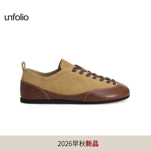 unfolio平底系带时装运动鞋