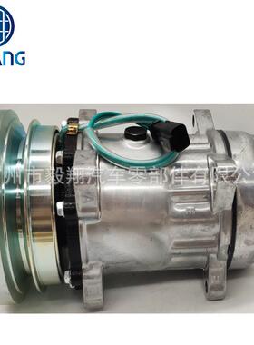 适用三电系列桑登汽车空调SD-709压缩机compressor配件上出R134