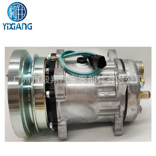 适用三电系列桑登汽车空调SD-709压缩机compressor配件上出R134