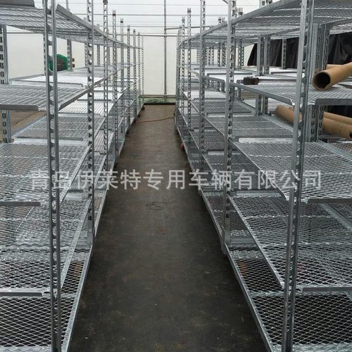 厂家推荐棚间育苗周转网状台车，蔬菜催芽透气透光防水育苗车