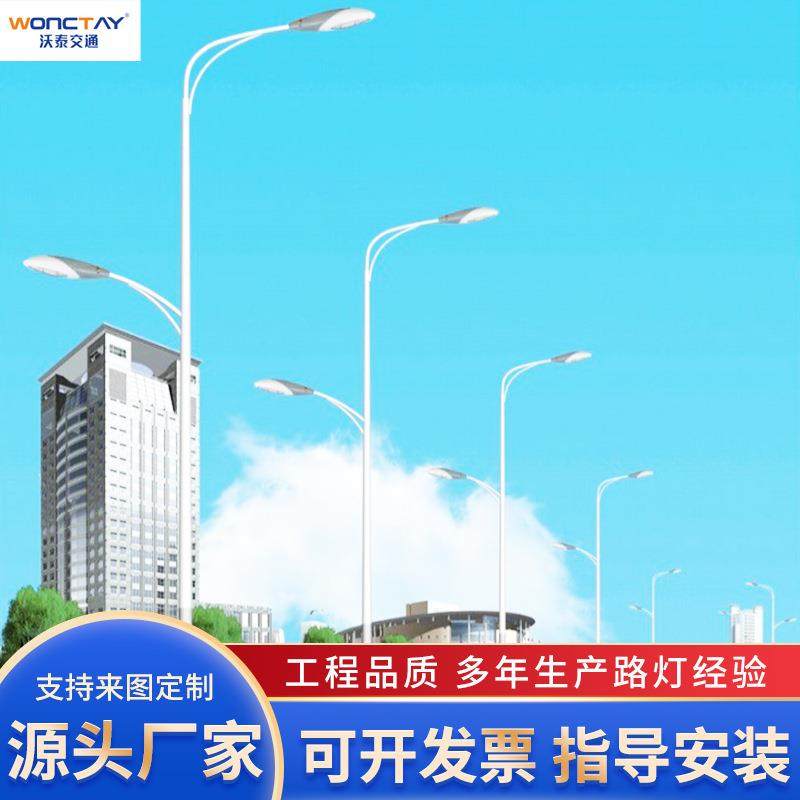 厂家直销LED市政道路照明灯LED市电路灯5米6米8米户外太阳能路灯