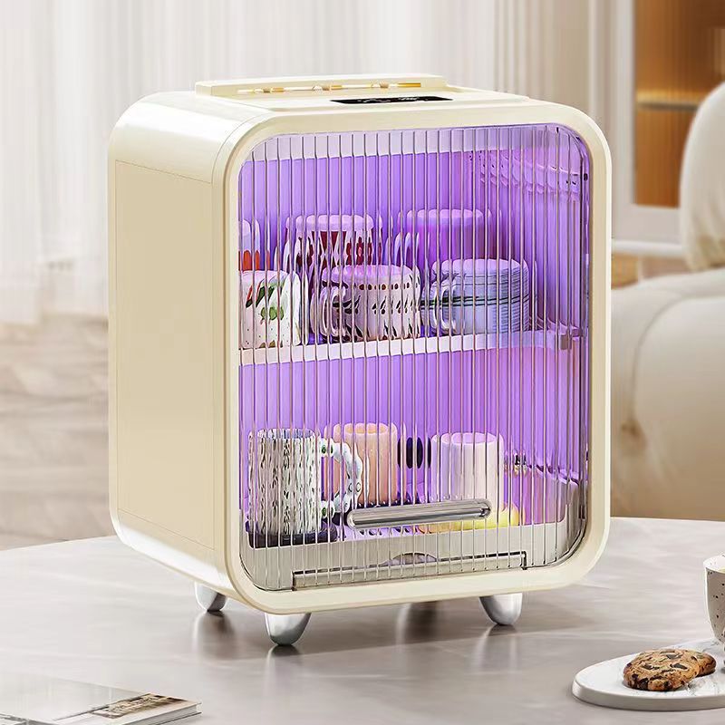 婴儿奶瓶沥水架消毒带盖家用碗筷辅食工具消毒柜收纳箱水杯置物架