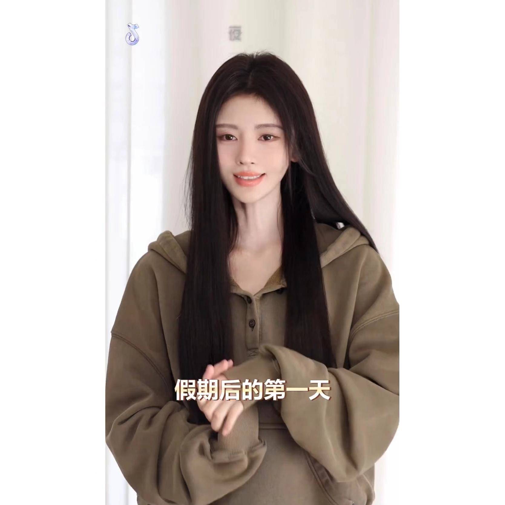 正品专柜鞠婧祎同款韩系over卫衣/绒衫