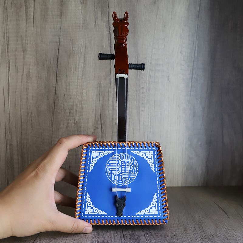 马头琴造型笔筒办公收纳桶内蒙古蒙古族手L工艺品特色纪念品民族