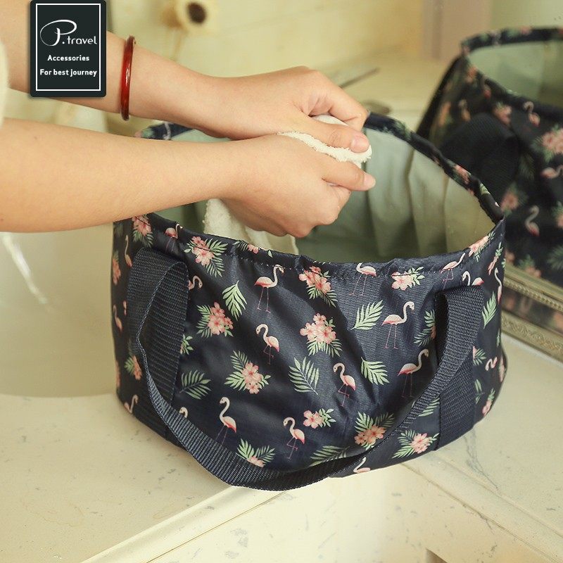 旅行可折叠便携式水盆旅游泡脚桶大G号洗衣袋洗漱脸盆泡脚袋水桶,户外/登山/野营/旅行用品,水盆,淘宝优惠券,粉丝福利购,淘宝优惠卷