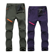 休 大尺码 冲锋裤 男女户外登山滑p雪软壳抓绒衣加厚防水防风秋冬季