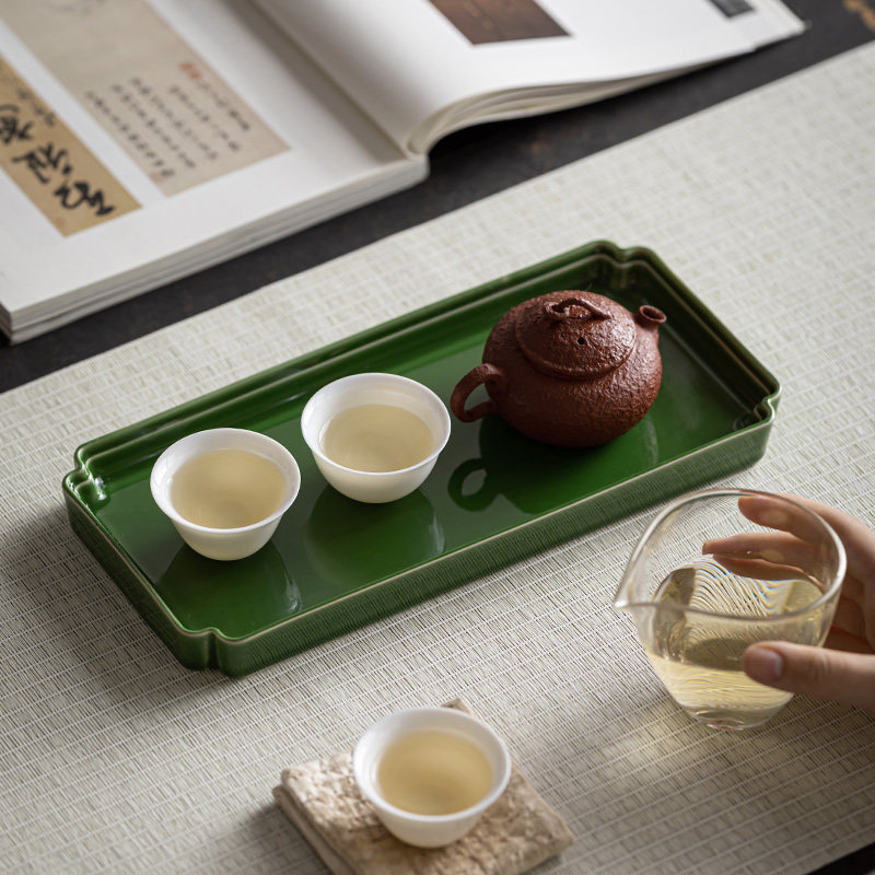 中式陶瓷长方形托盘茶几茶桌水果盘家用客厅茶P点盘茶道壶承干泡,餐饮具,果盆/果盘/果篮,淘宝优惠券,粉丝福利购,淘宝优惠卷
