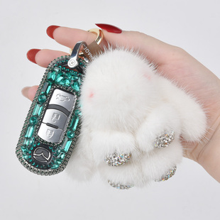 8包壳扣 马自达3昂克赛拉钥匙套镶钻女阿特兹cx