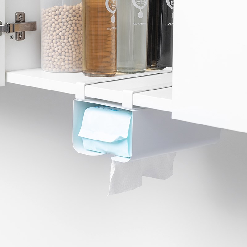 橱柜插入a式纸巾盒厨房卫生间挂式免打孔壁挂抽纸盒家用垃圾袋抽