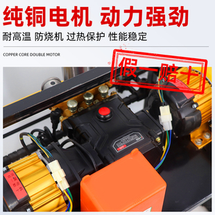 电动打药机高压农用遥控收管喷雾器48V60V72V电动车V喷药机220V