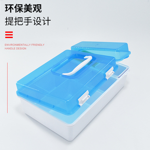 医用血糖仪测试收纳m便携盒子药品医药箱家用家庭装药物医疗急救