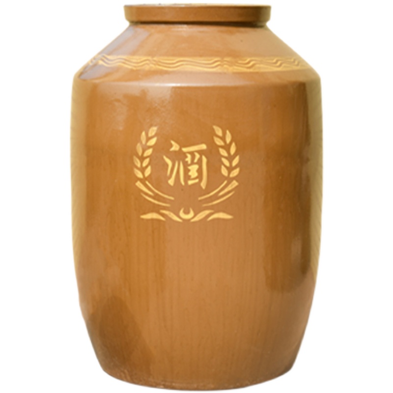 酒坛子家用密封窖藏老式土陶存酒泡酒罐1C0/30/50/100斤陶瓷大酒