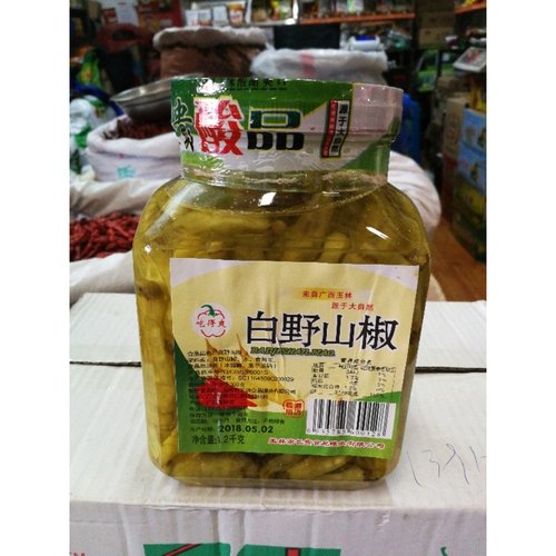 吃的爽白野山椒1200gx6桶 泡凤爪小米辣椒下饭菜泡菜