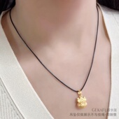 高档1.0mm极细项链绳穿小孔吊坠挂绳男女本命年红绳黑皮绳挂件绳