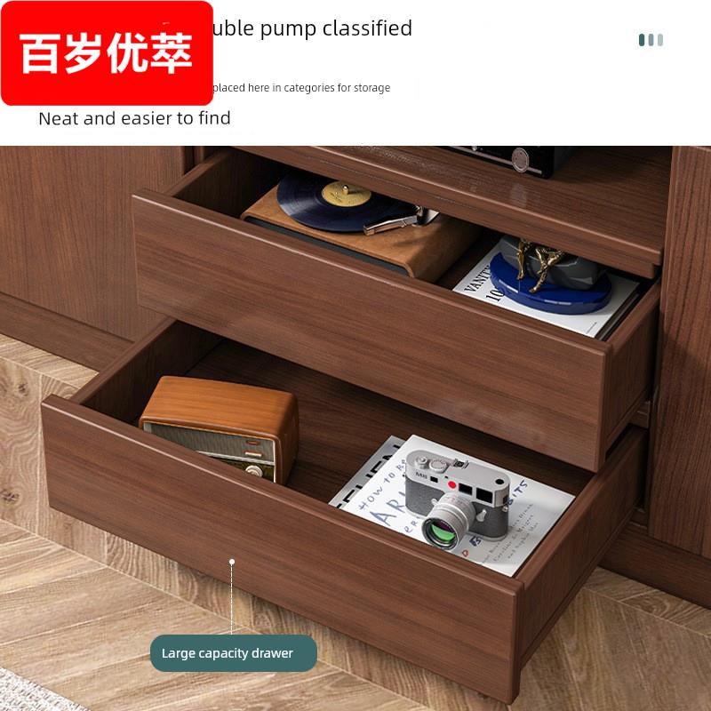 中式电视柜现代简约卧室高柜小户型茶几电视机柜组合客厅柜子新款