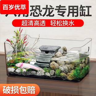 德国六角恐龙专用缸蝾螈饲养缸长方形生态亚克力鱼缸客厅小型家用