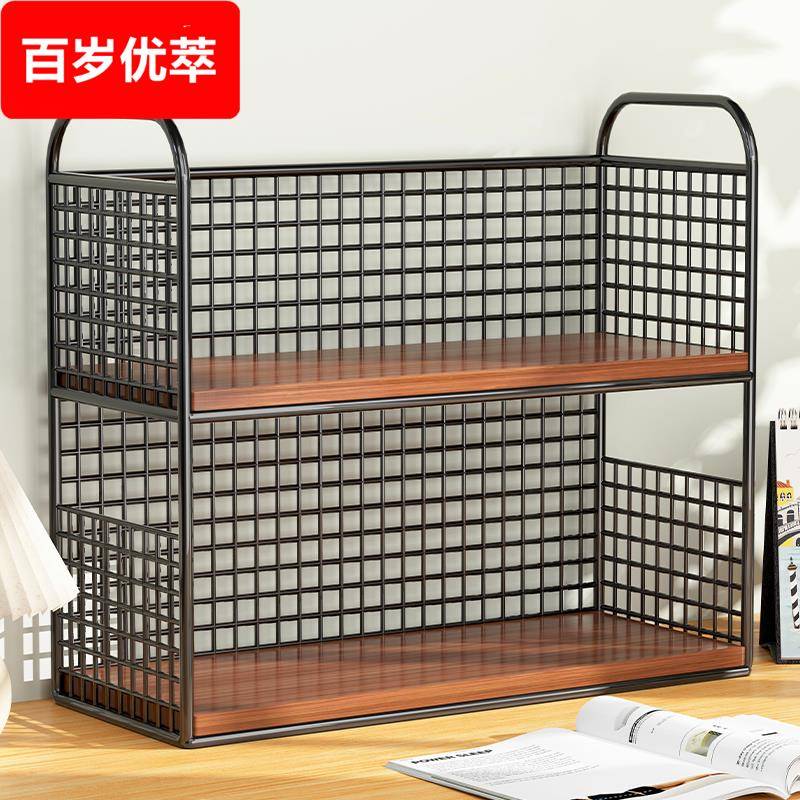 桌上整理架桌面置物架宿舍书桌学习桌多层架办公桌收纳分层架子