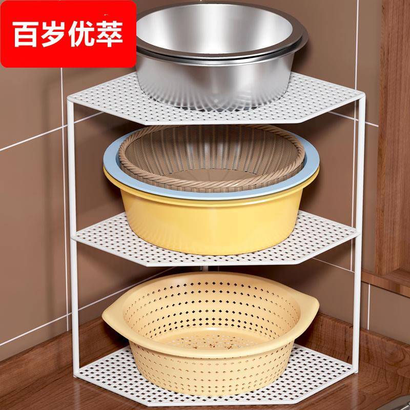 放菜篮子厨房下水槽放盆收纳架子台面洗菜盆洗菜篮水果篮置物架