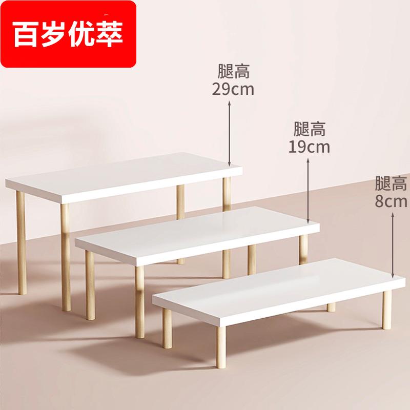 桌面置物架显示器增高架垫高支架实木底座工位办公桌上分层神器