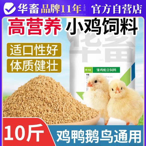 华畜小鸡饲料高蛋白雏鸡饲料