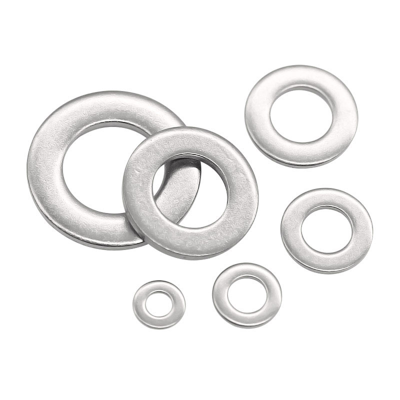 304不锈钢平垫圈M1.6-Mv48国标平垫片表面平整无毛刺DIN125