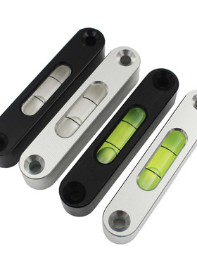 迷你小型高精度水平仪长条式水平泡条形安装水泡平水仪50x10.x10m