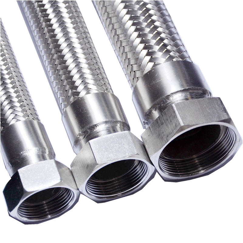 304不锈钢工业i蒸汽波纹管1寸DN25高温高压导热油管编织网金属软