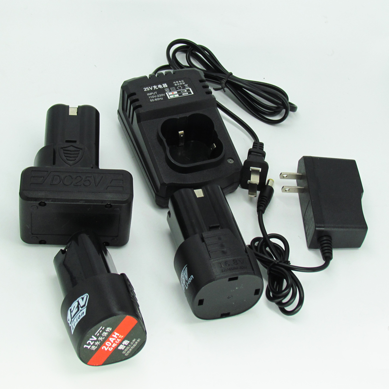 哈博HAOBO12V16.8V25V锂电钻充电手钻锂电池充电器电动Z螺丝刀电