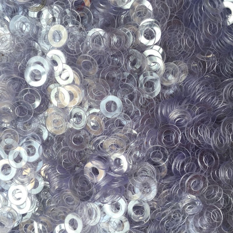 PVC透明螺丝垫片 绝缘塑胶垫圈 塑料加硬平垫E M2-M3-M4-M5-M6-M8