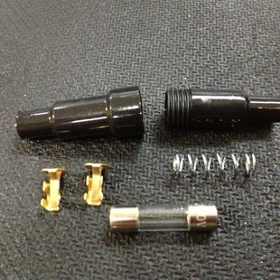 5*20保险管套装 带保险丝 DIY接E线 保险丝座子 带电线接头弹簧