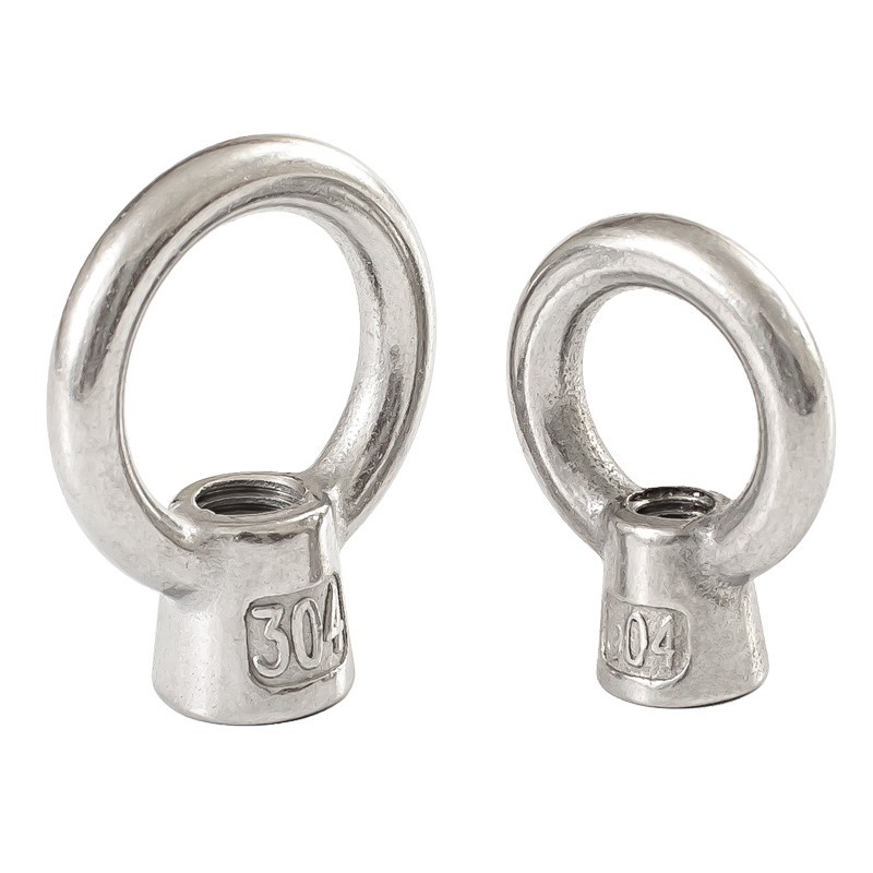 304不a锈钢日式吊环螺母高脚吊母日式吊耳螺帽手拧螺母12M16M20M2