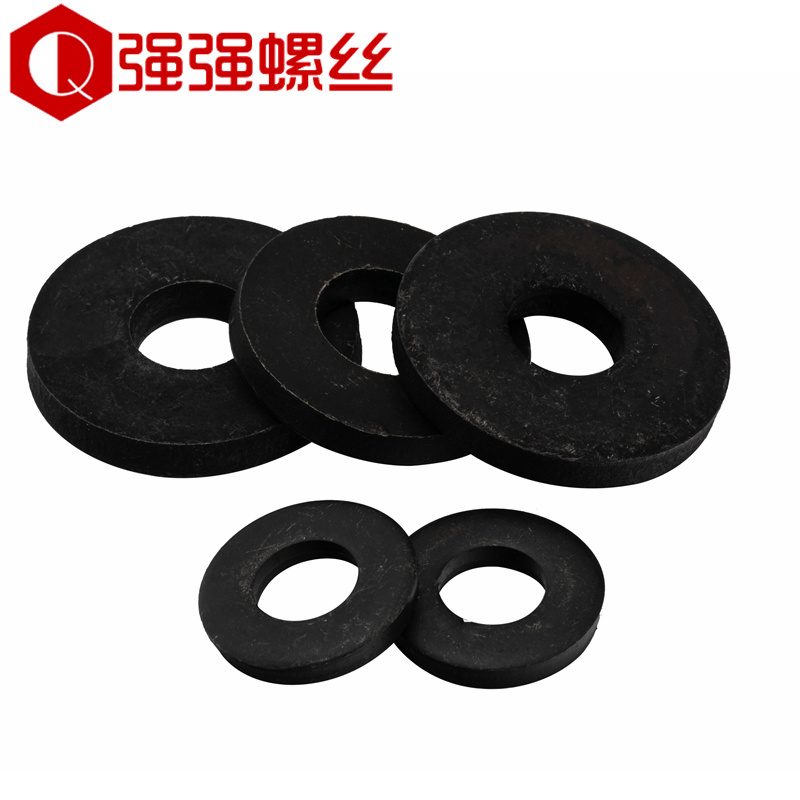 8.8级黑色高强度加厚垫片圆型加大模具压板垫圈非标平垫RM12M16M2