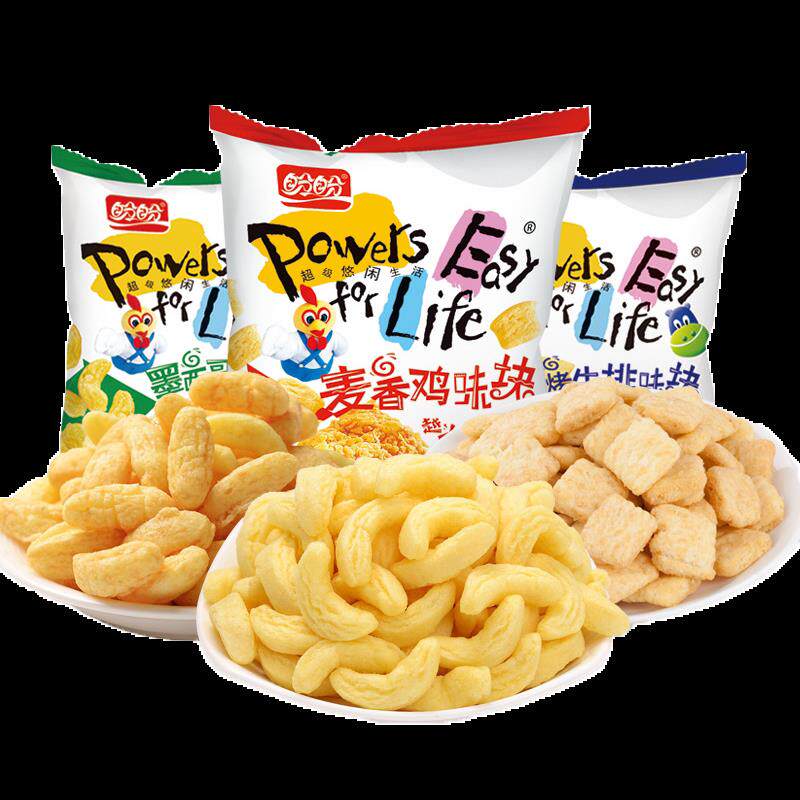 盼盼麦香鸡味块8g*5包膨化食品办公室休闲零食小吃散装