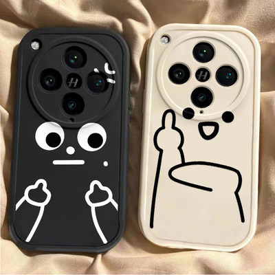 生气鄙视适用oppoFindx8Pro手机保护壳findx8新款find硅胶x8保护套oppo全包oppox防摔oppofandx男女可爱0pp0