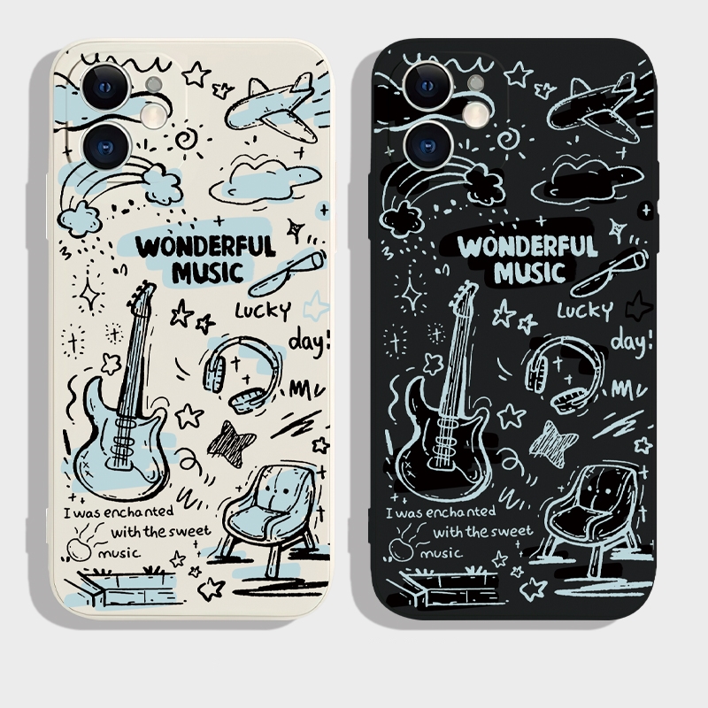 蓝调涂鸦适用oppok13turbo手机壳findx9/8/7/6/5/3pro硅胶k12x新款k9pro磨砂k11薄k10防摔k9x/s男女k5全包k7