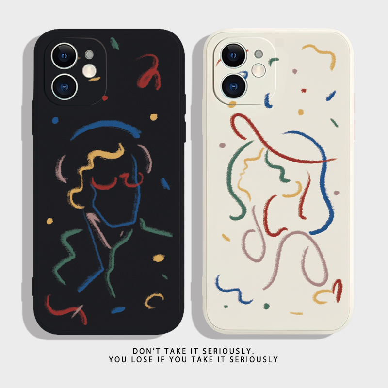 彩色情侣适用红米k80手机壳k70新款k60至尊版k50小众k40s小米k30pro全包20防摔redmi13C高级感14R男女10x软9a