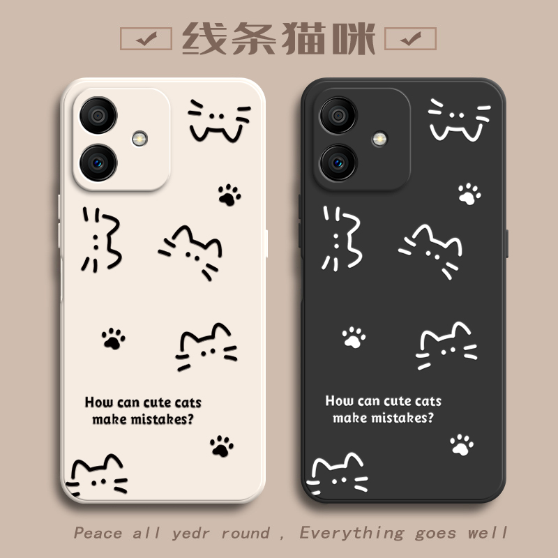 适用荣耀TFY一AN40手机壳TFYAN40保护套Play6TPro华为6T Pro液态HONOR硅胶piay全包paly防摔tpor女款简约猫咪