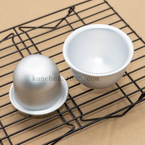 供应阳极深半圆雪媚娘模具H10H11H12H13H14比基尼半圆布丁蛋糕模