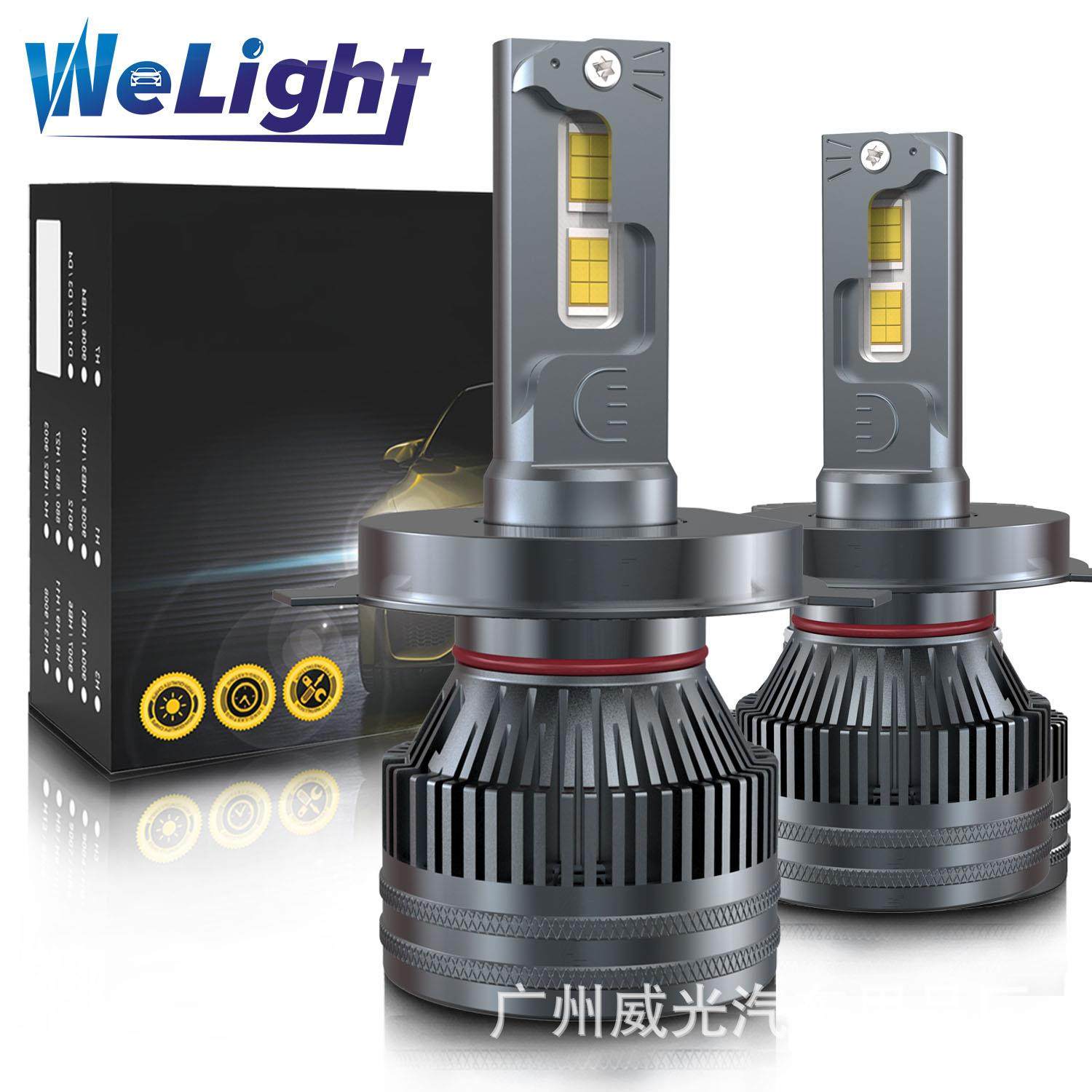 跨境新款P6大功率汽车led大灯超强聚光前大灯通用远近光灯泡雾灯