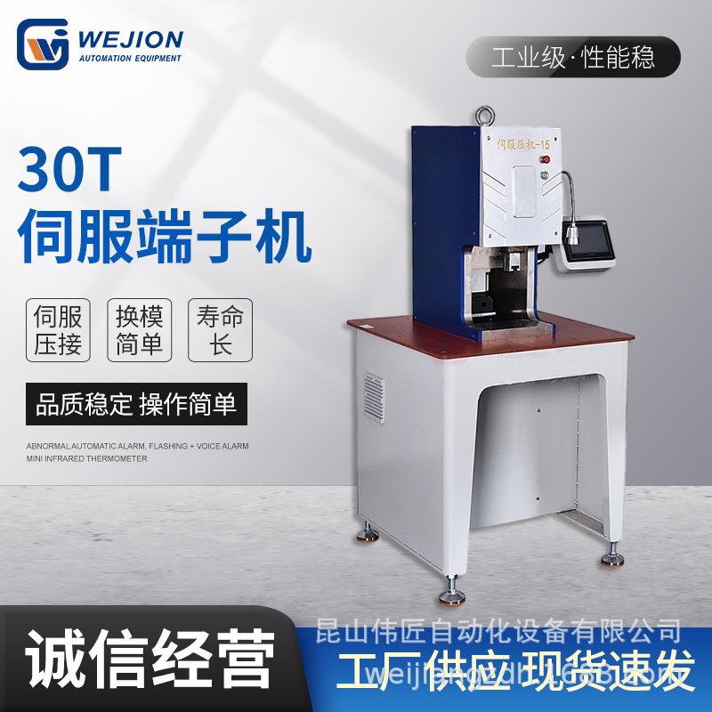 伟匠伺服端子机六边形模具铜鼻子端子压接机大平方电缆打端子机